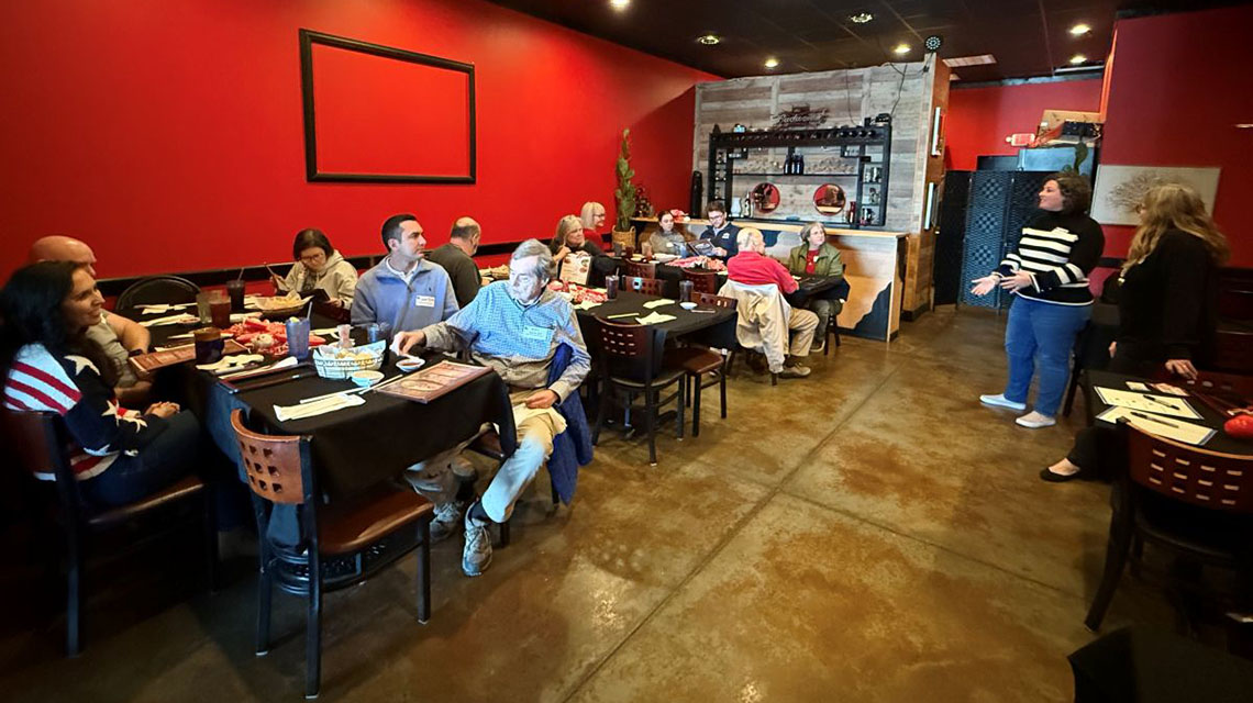 Jax State alumni and friends gathered for lunch at Mi Casita in Southside, Alabama, for the Etowah County Lunch Bunch.