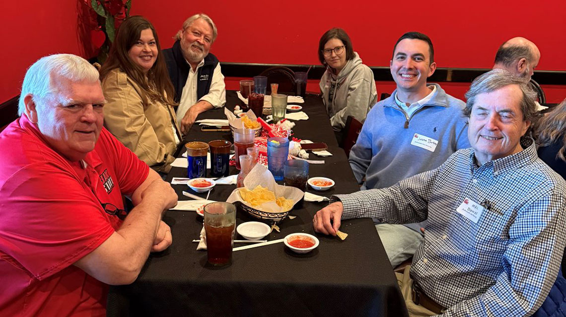 Jax State alumni and friends gathered for lunch at Mi Casita in Southside, Alabama, for the Etowah County Lunch Bunch.