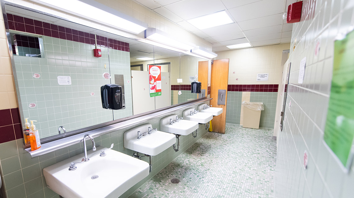 Fitzpatrick Hall bathroom