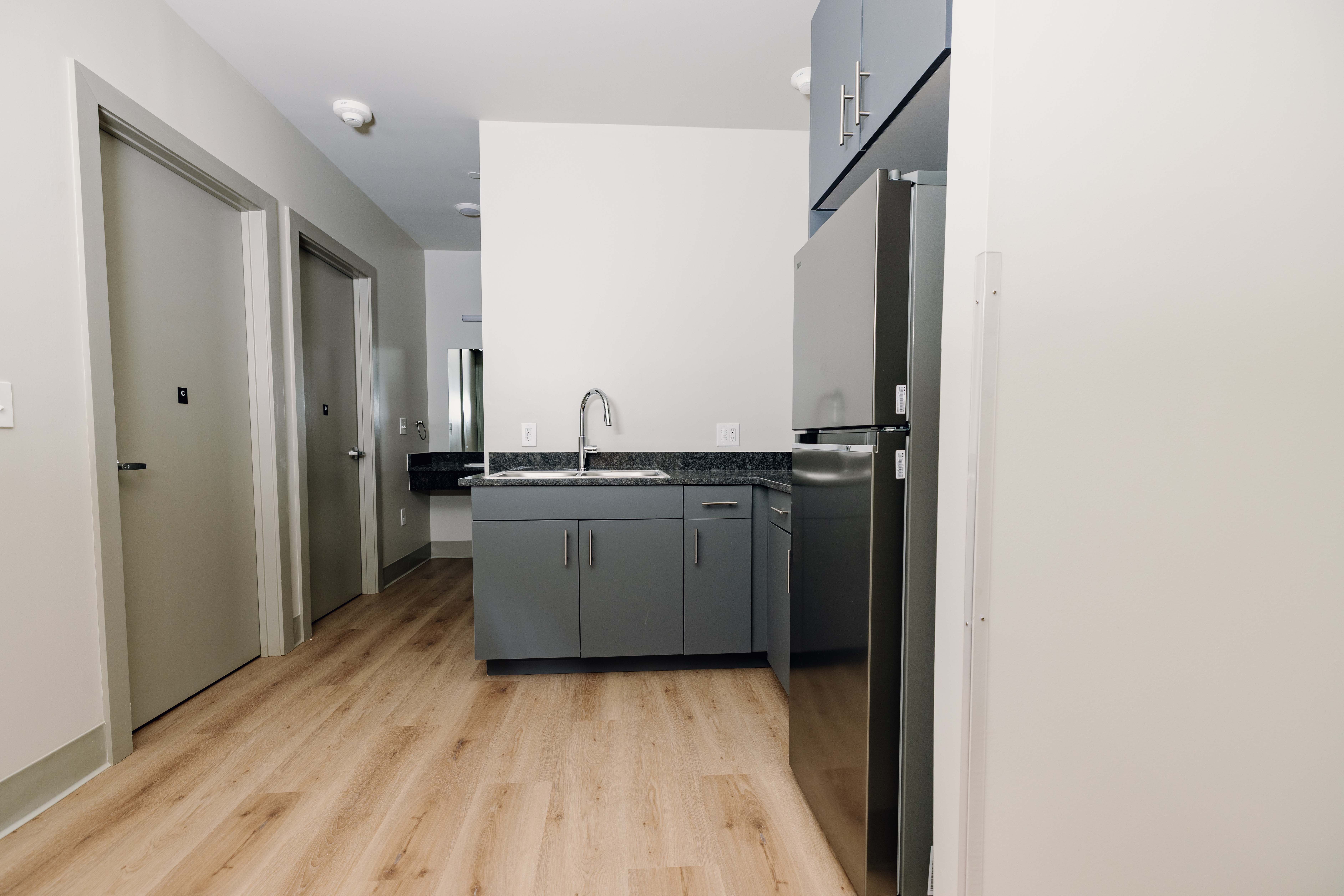 West Village II Kitchenette & Rooms