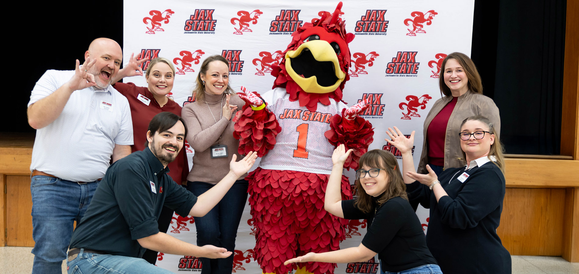 Smiling JSU employees