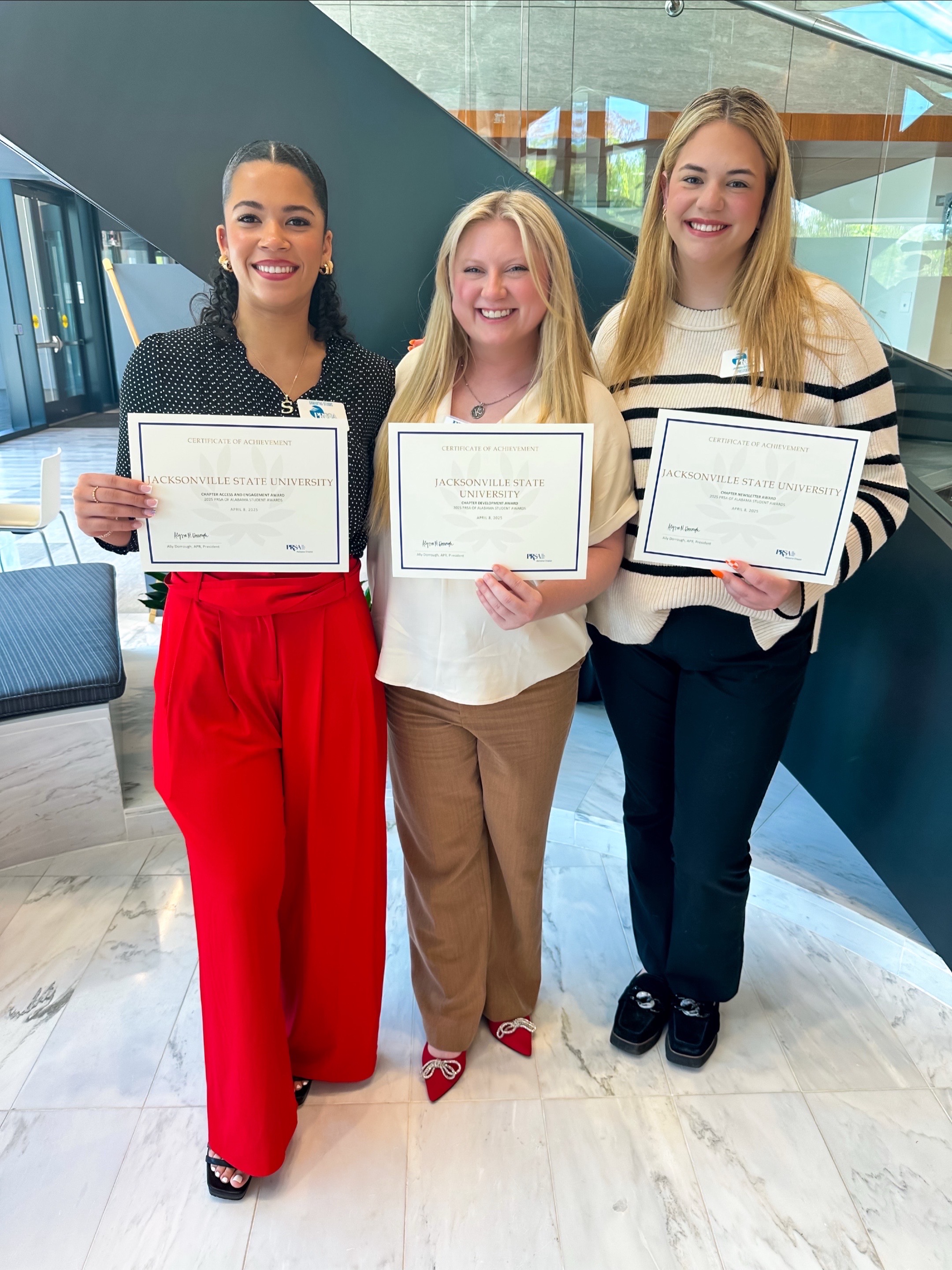 PRSSA Award Recipients
